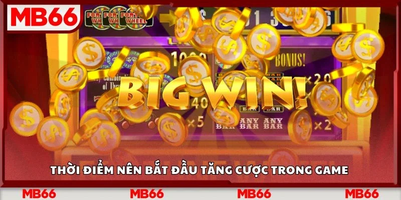 Thời điểm nên bắt đầu tăng cược trong game 